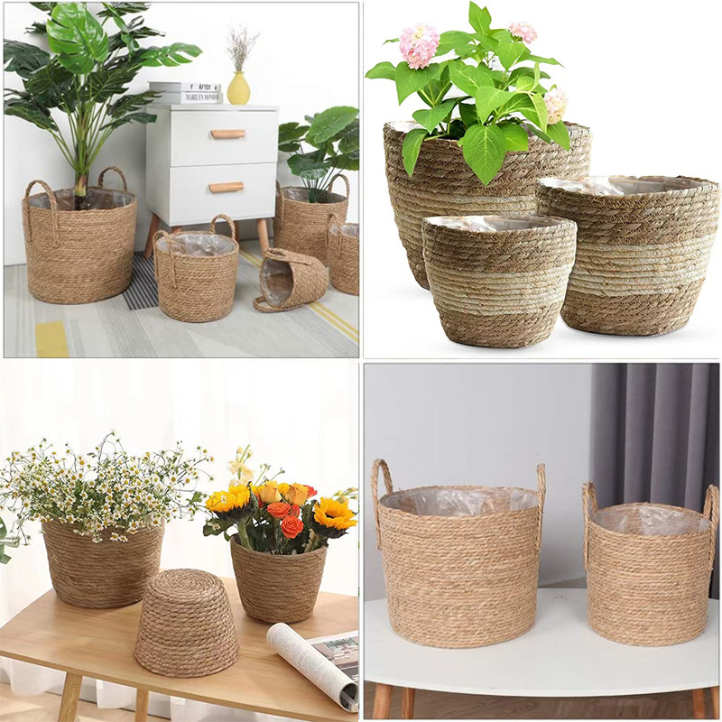 Rattan Tray Handle - I fioriere con manico in rattan