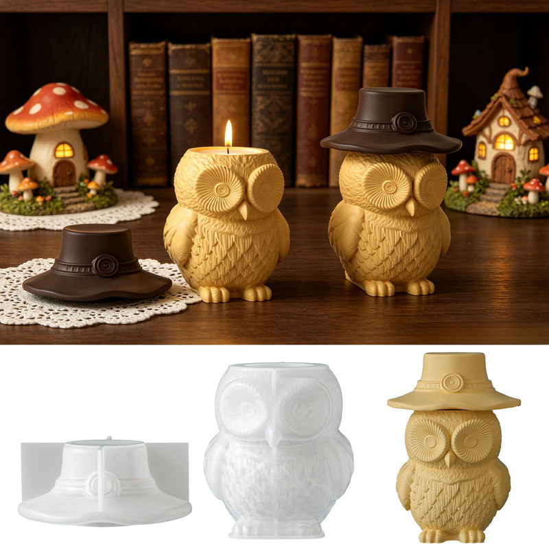 Ceramic Candle Vessel - Set di 2 stampi in silicone