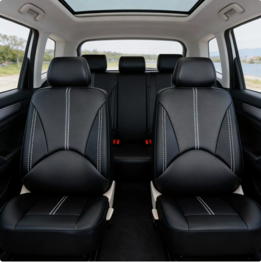 Interior Design Co - Coprisedile Universale per Auto Quattro Stagioni,