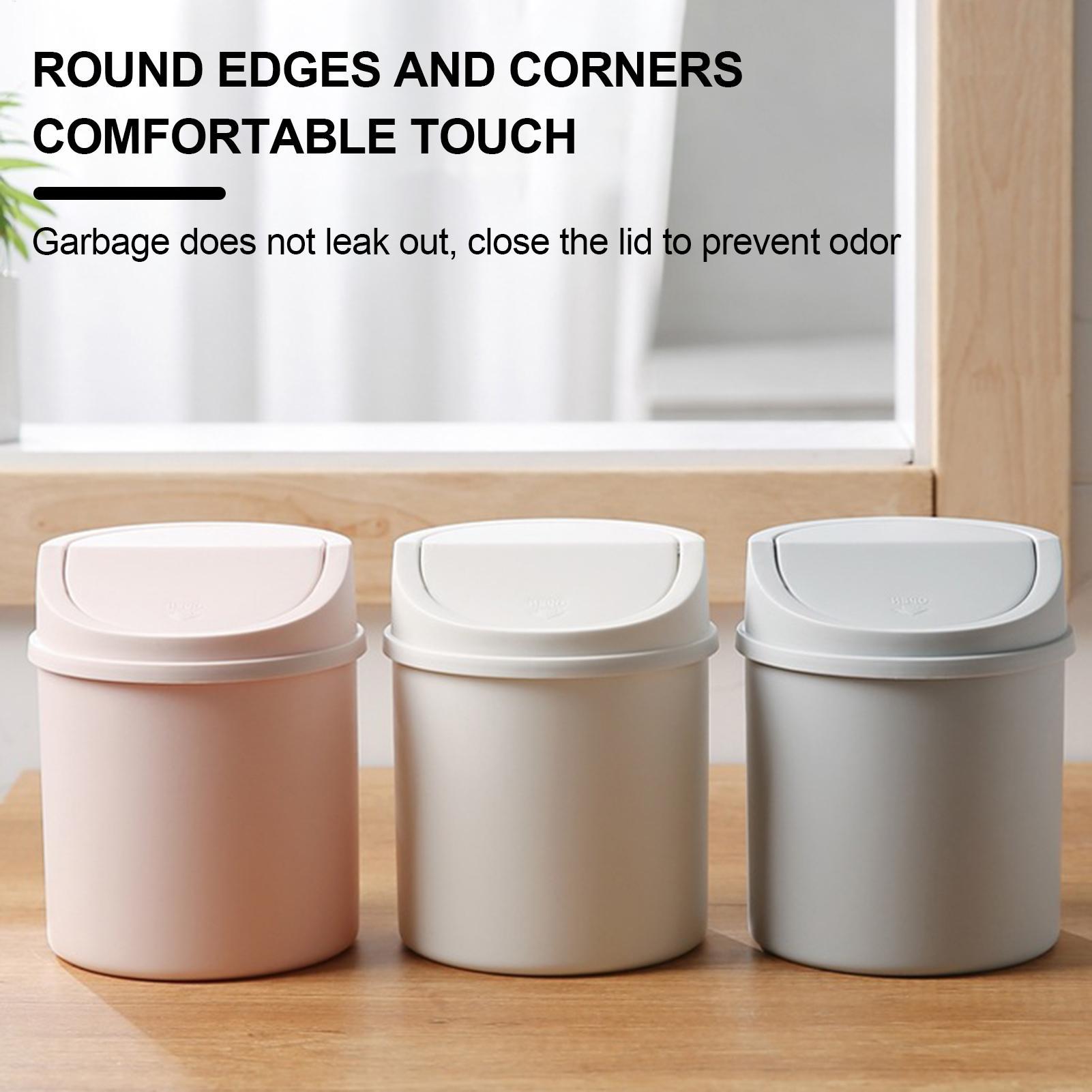 Interior Design Your Home - Mini Cestino per Scrivania con Coperchio