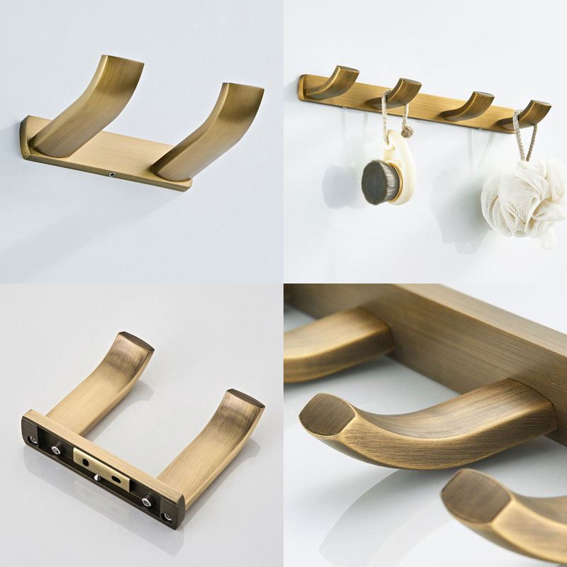 Portasciugamani da parete in o - Antique Brass Hook recensione e prezzo