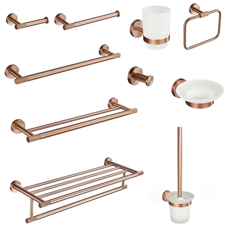 Set di accessori in oro rosa s - Antique Brass Hook recensione e prezzo