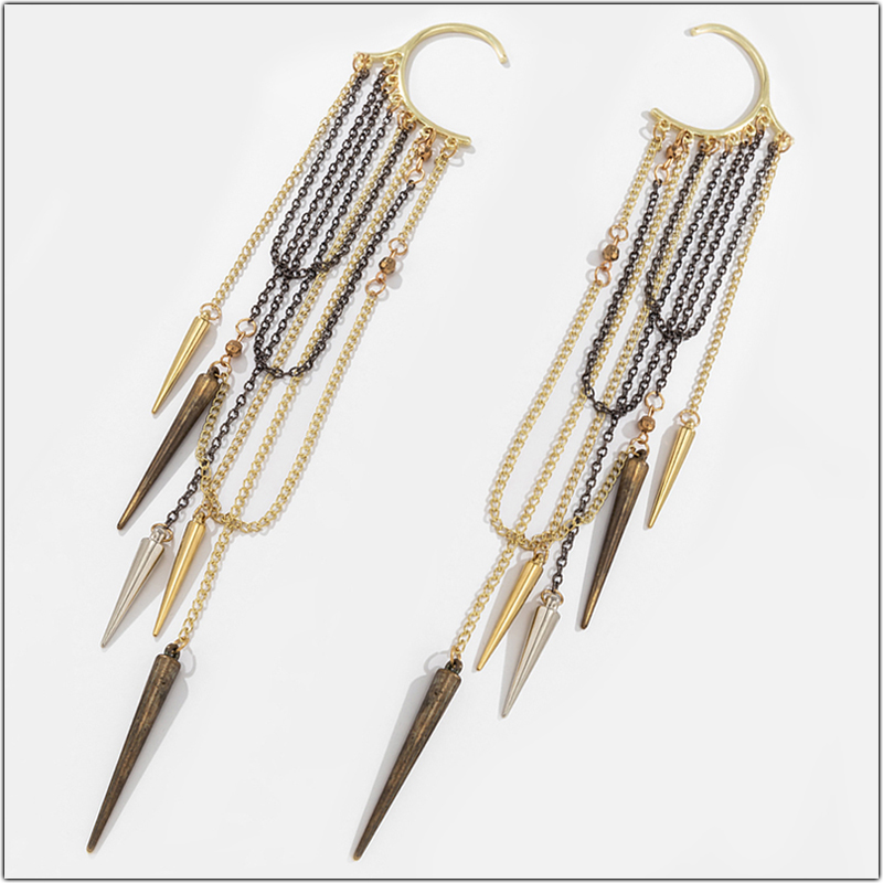 1 pezzo Orecchini a clip con g - Antique Brass Hook recensione e prezzo