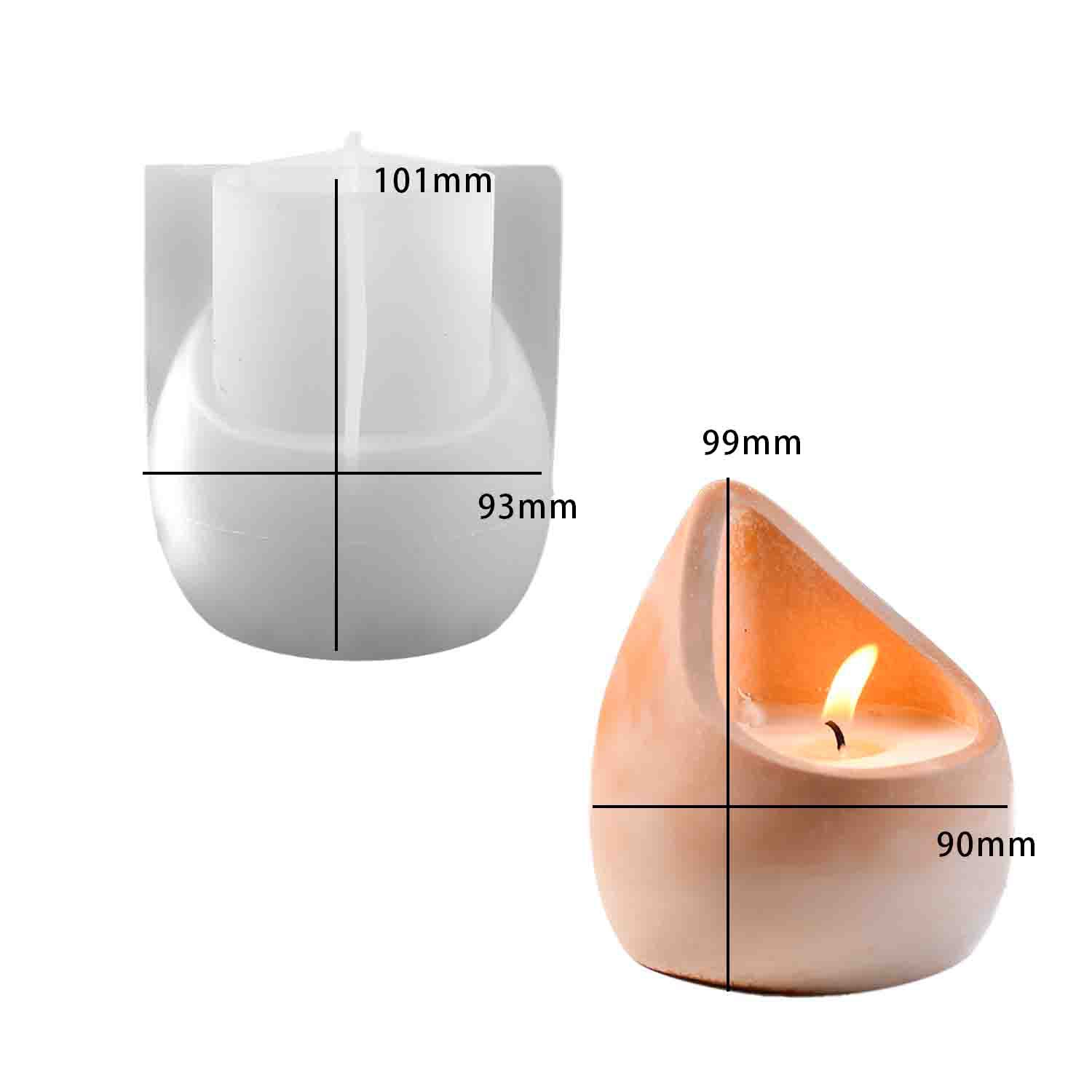 Stampo in silicone fai da te a - Ceramic Candle Vessel recensione e prezzo