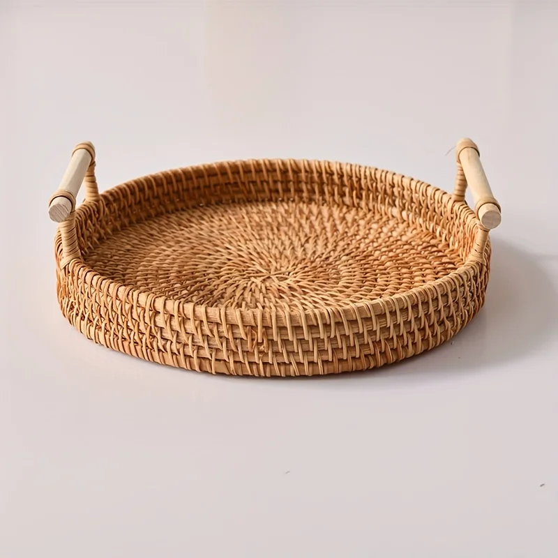 1 vassoio da portata in rattan - Rattan Tray Handle recensione e prezzo