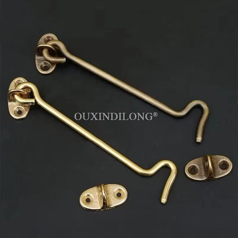 Set di 8 Ganci e Chiavistelli  - Antique Brass Hook recensione e prezzo