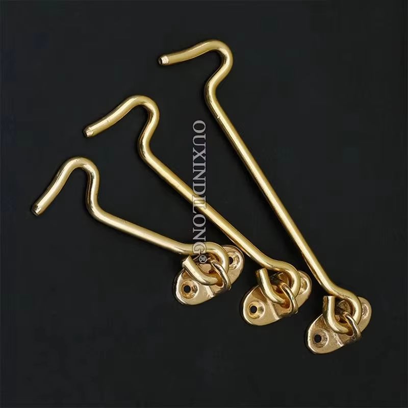 Set di 8 Ganci e Chiavistelli  - Antique Brass Hook recensione e prezzo