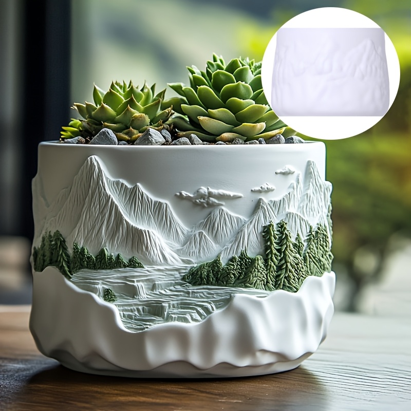 Rilievo di montagna pianta suc - Ceramic Candle Vessel recensione e prezzo