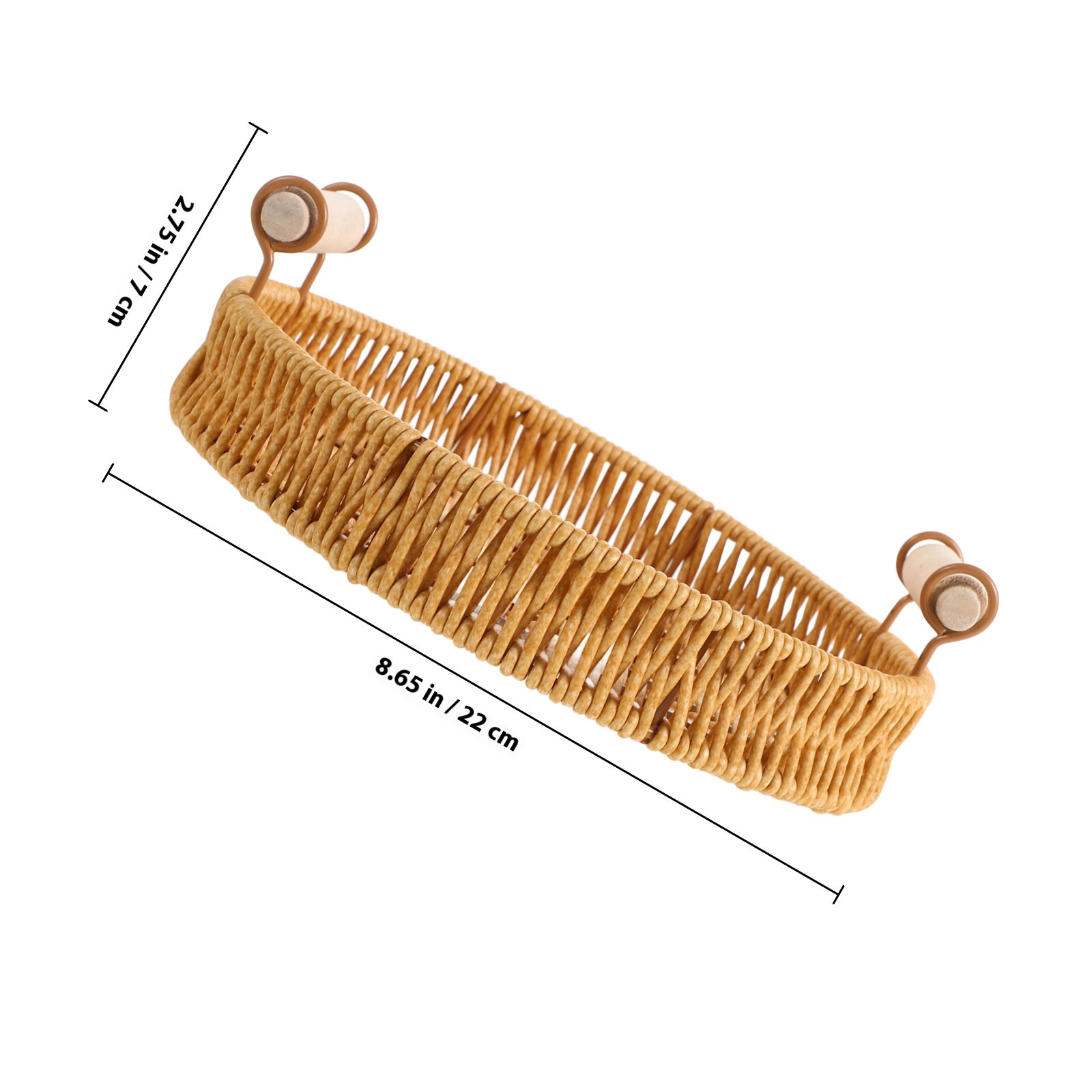 Vassoio rotondo in vimini per  - Rattan Tray Handle recensione e prezzo