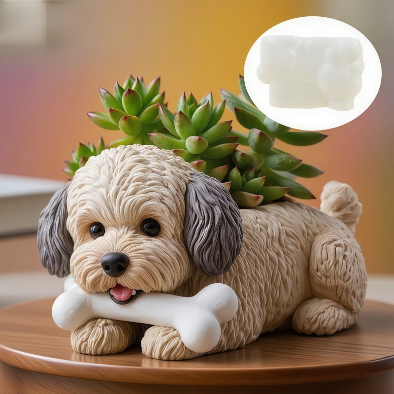 Stampo in resina siliconica a  - Ceramic Candle Vessel recensione e prezzo