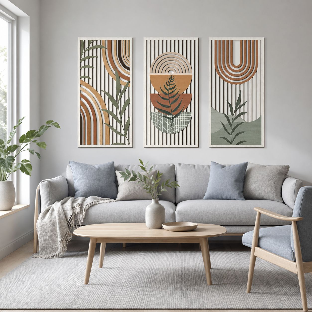 Decorazione Murale in Legno Na - Interior Design Office Space recensione e prezzo