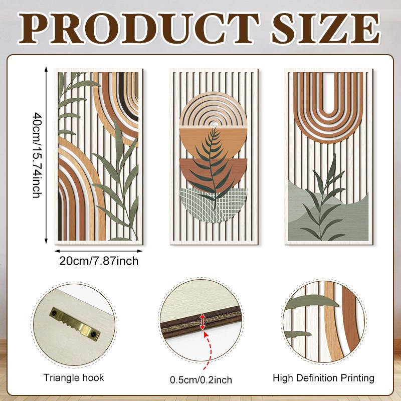 Decorazione Murale in Legno Na - Interior Design Office Space recensione e prezzo