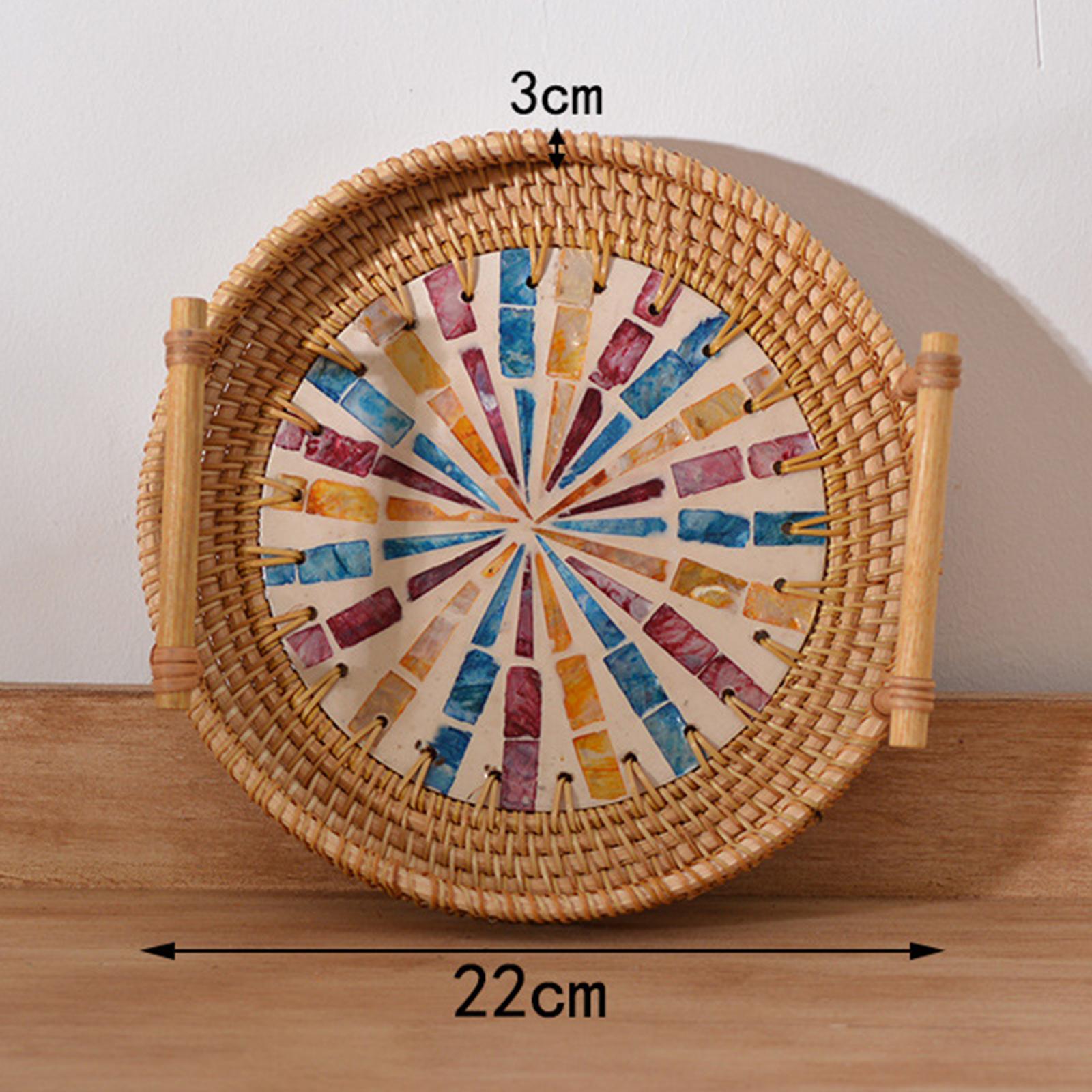 Vassoio Portaoggetti in Rattan - Rattan Tray Handle recensione e prezzo