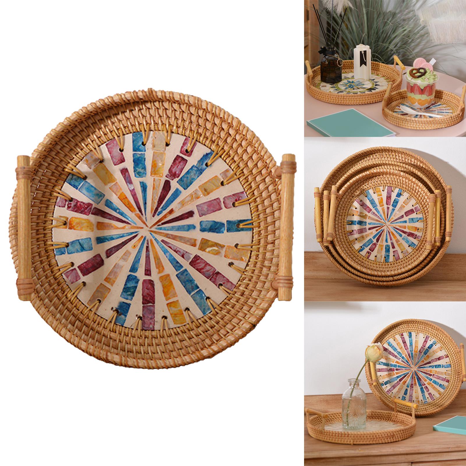 Vassoio Portaoggetti in Rattan - Rattan Tray Handle recensione e prezzo