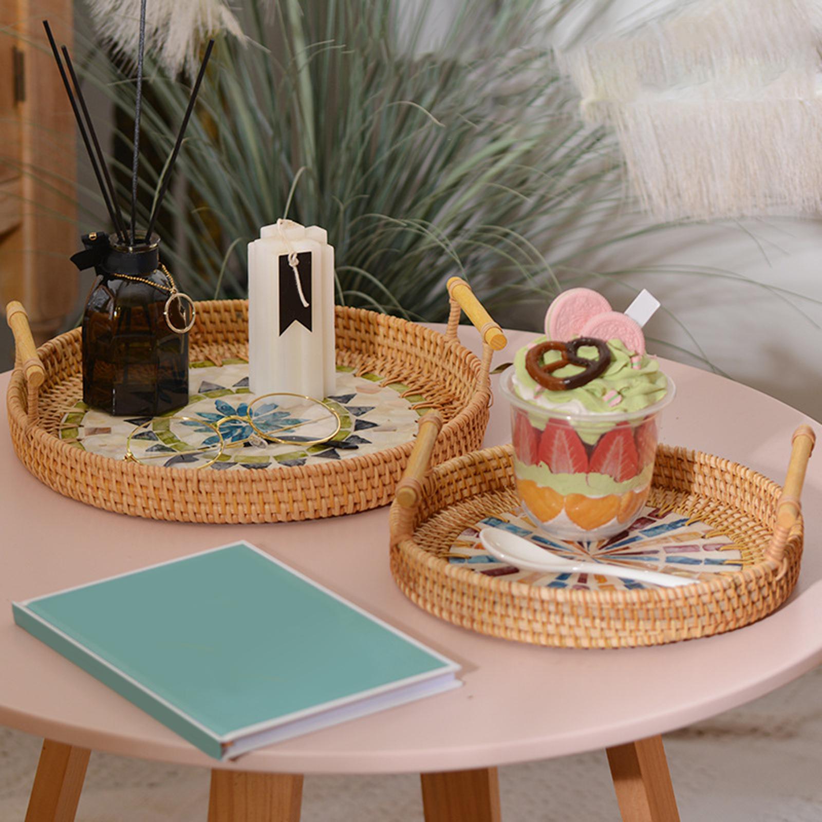 Vassoio Portaoggetti in Rattan - Rattan Tray Handle recensione e prezzo