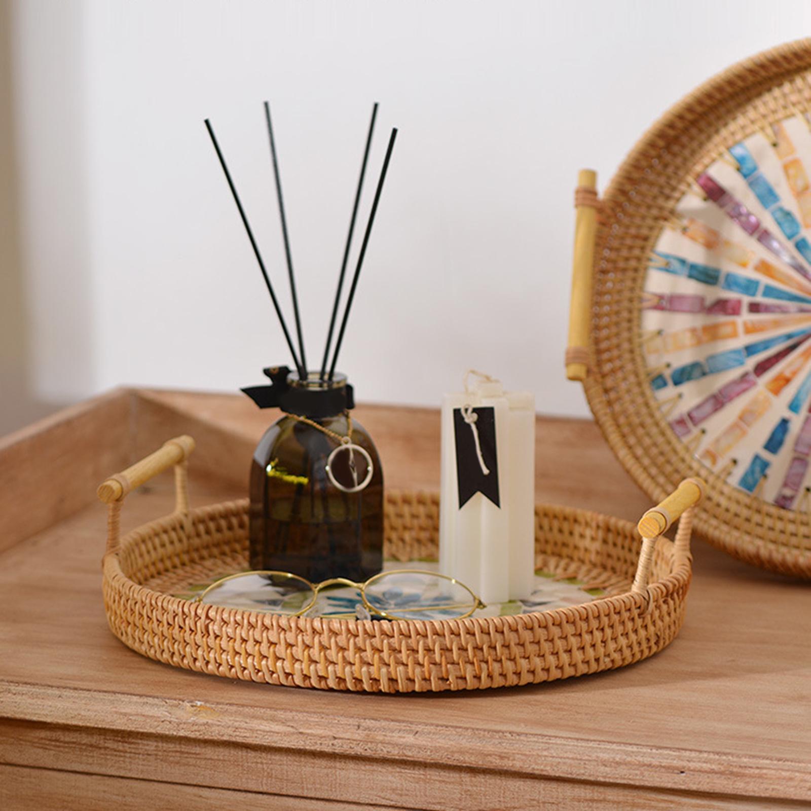 Vassoio Portaoggetti in Rattan - Rattan Tray Handle recensione e prezzo