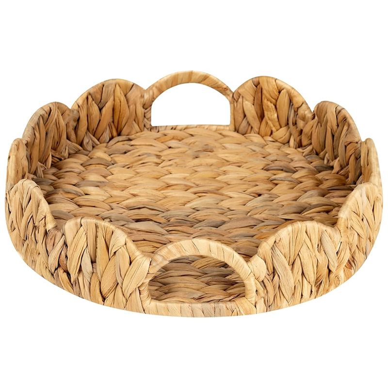 Vassoio rotondo con bordo smer - Rattan Tray Handle recensione e prezzo
