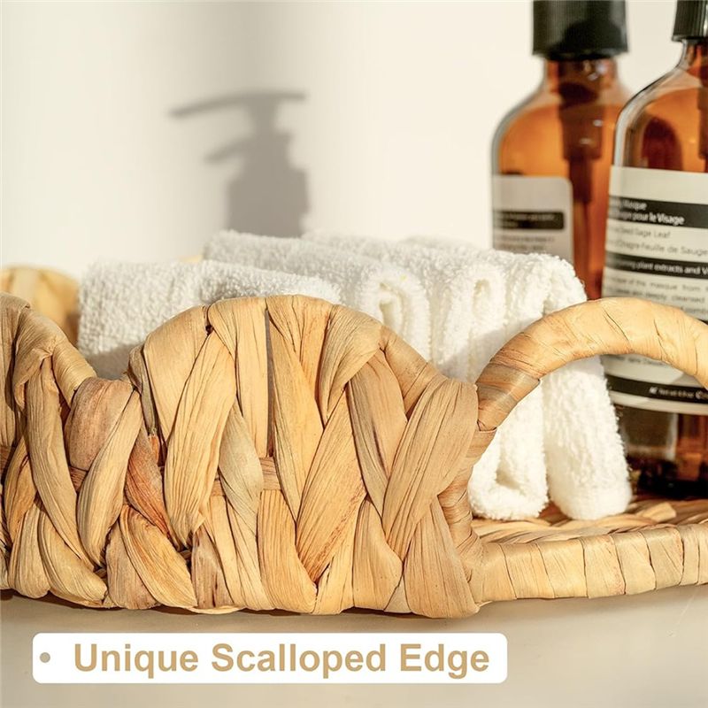 Vassoio rotondo con bordo smer - Rattan Tray Handle recensione e prezzo