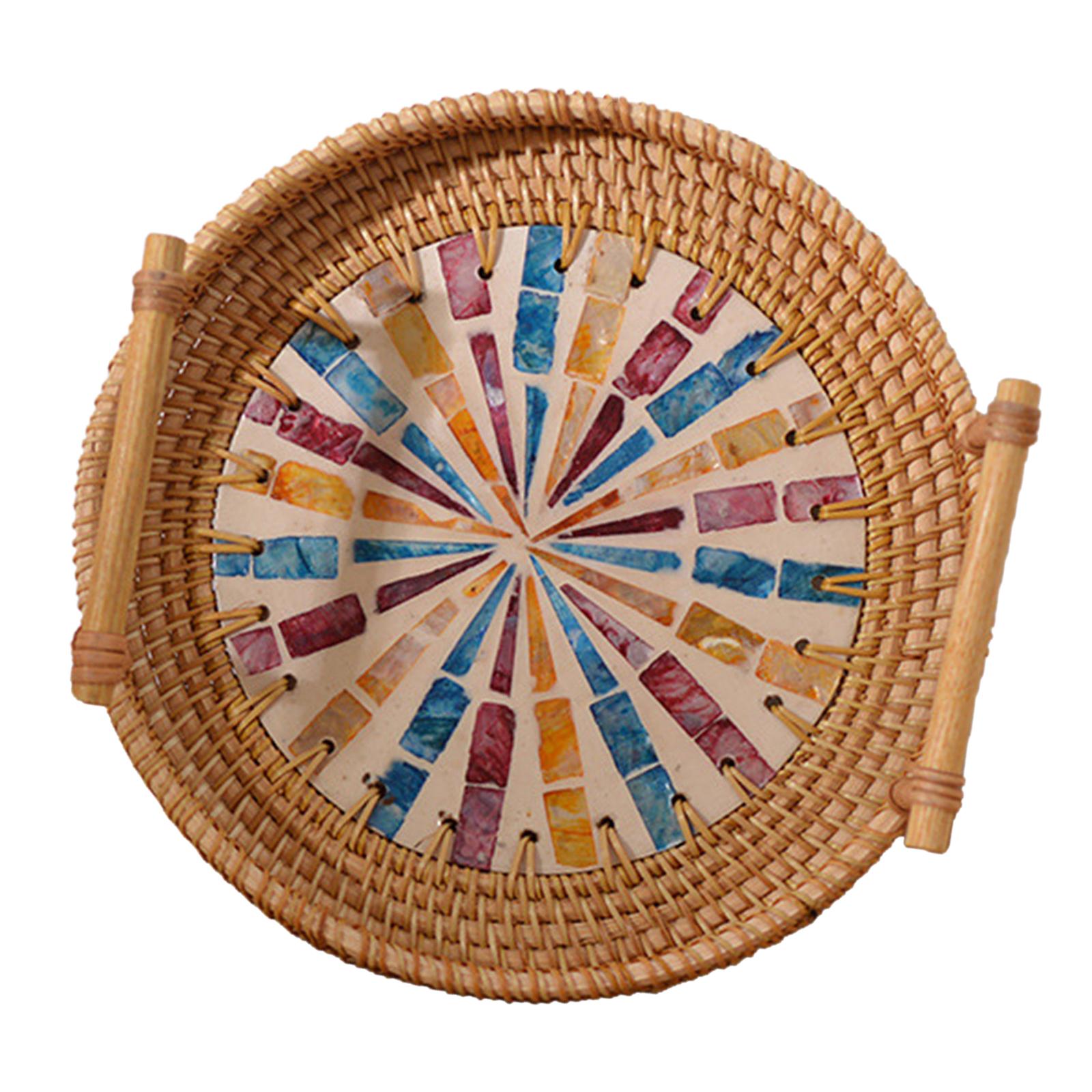 Vassoio da portata in rattan,  - Rattan Tray Handle recensione e prezzo