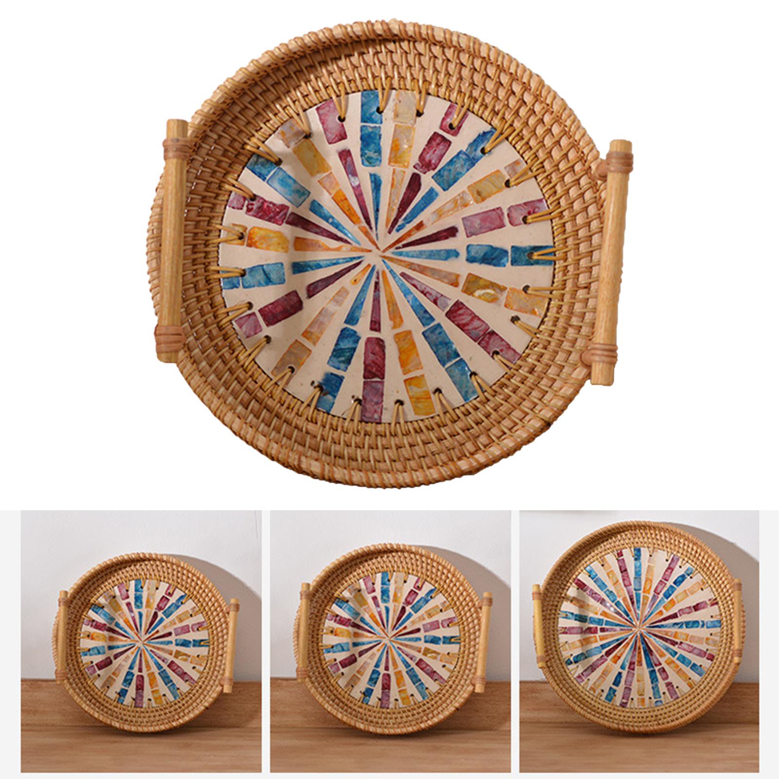 Vassoio da portata in rattan,  - Rattan Tray Handle recensione e prezzo