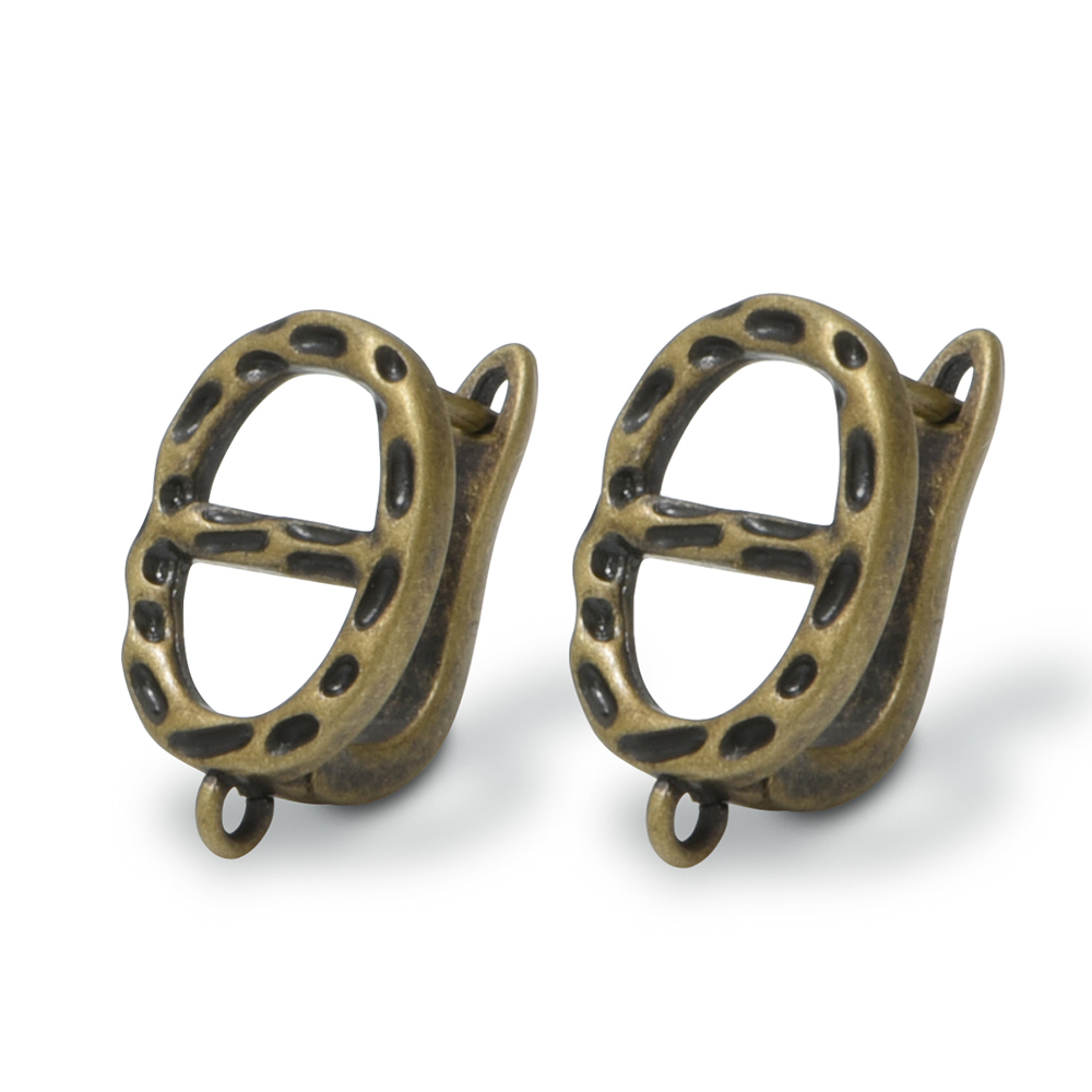 1 paio di nuovi fermagli per o - Antique Brass Hook recensione e prezzo