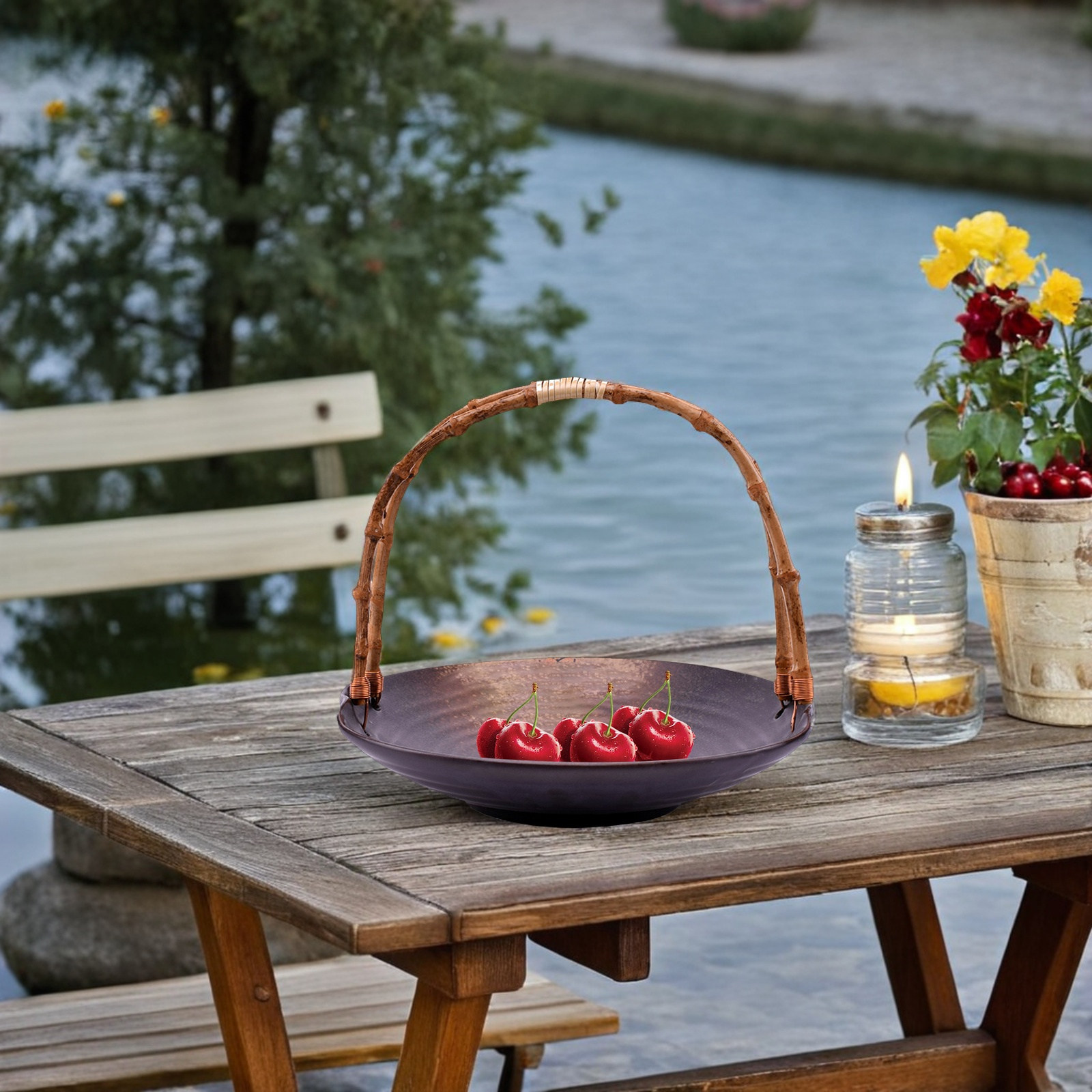 Manico in vimini di rattan int - Rattan Tray Handle recensione e prezzo