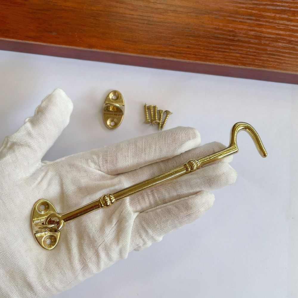 Gancio per finestra in ottone  - Antique Brass Hook recensione e prezzo